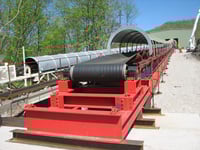 Barge Unloading Conveyor View 2