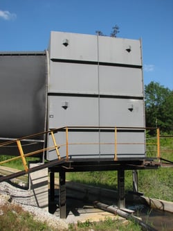 Mine Fan Silencer Installed