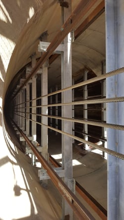 Shaft Steel in Open Air Shaft