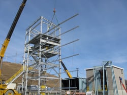 Elevator Headframe Erection