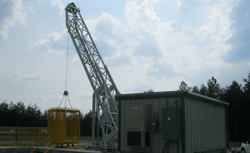 Escape Hoist with Luffing Boom