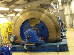 Friction Hoist Drum Side View