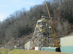 Headframe Erection
