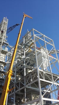 Steel Erection for Kiln Feed System (2)
