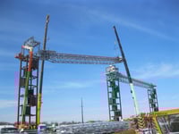 Stone Lowering Tower Conveyor Erection