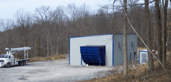 Axial Exhaust Fan in Sound Enclosure